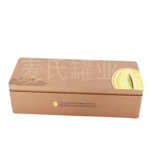 金色茶叶包装铁盒 马口铁盒长方形铁罐 食品铁盒子 印铁制罐厂
